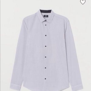 new H&M slim fit long sleeve shirt size XXL
